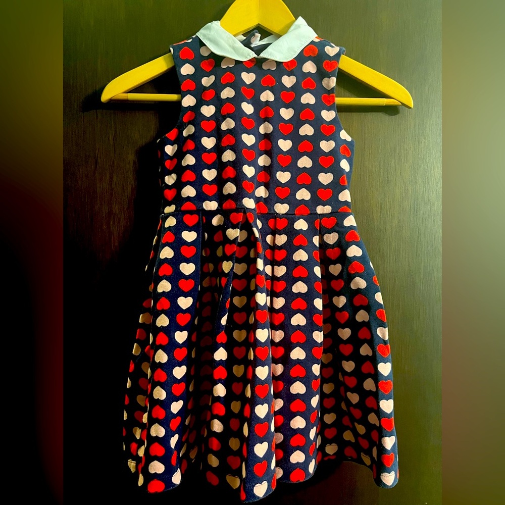 Janie and Jack Heart Ponte Dress Size 6